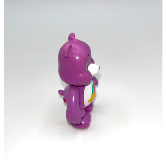 Vintage Care Bears Share Bear Purple Plastic Figure Cake Topper Cupcake Topper - Picture 2 of 7